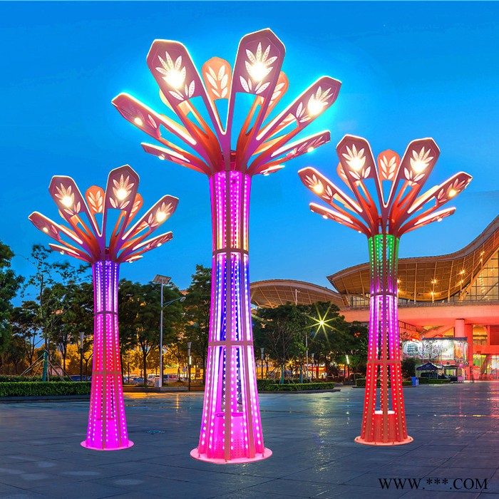 加工定制led格桑花大型景观灯 市政工程亮化 格桑花景观灯图4