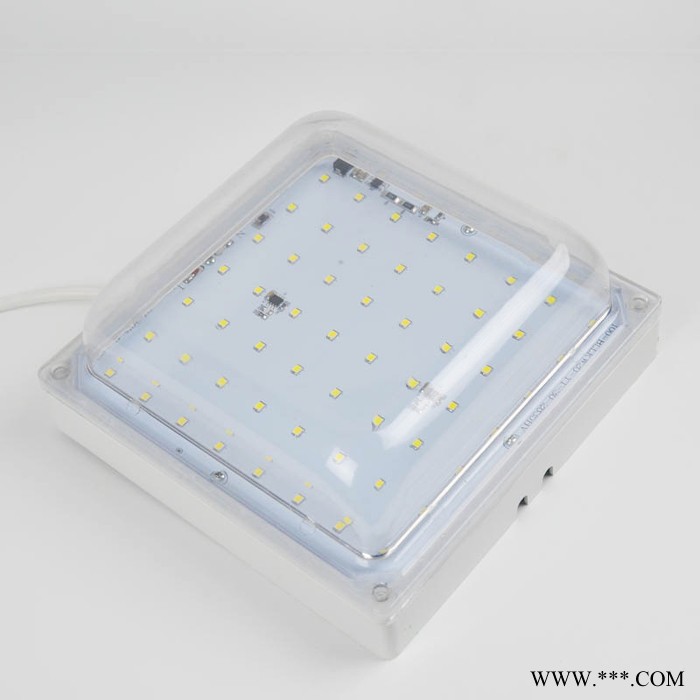 方形LED冷库灯20W冷库专用灯泡防水防潮防爆照明灯具浴室灯罩三防灯