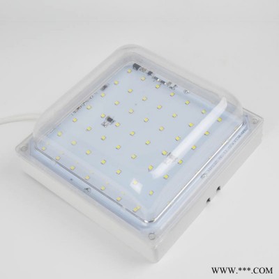 方形LED冷库灯20W冷库专用灯泡防水防潮防爆照明灯具浴室灯罩三防灯