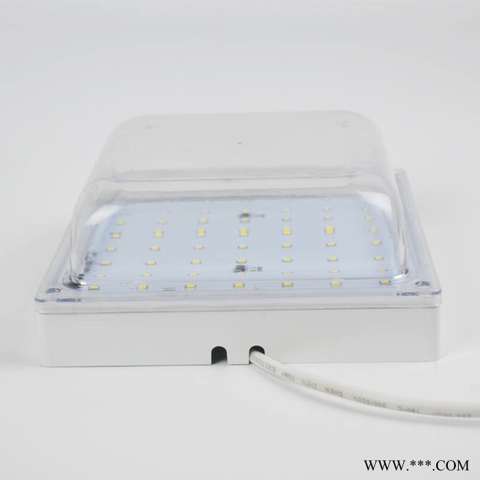 方形LED冷库灯20W冷库专用灯泡防水防潮防爆照明灯具浴室灯罩三防灯图4