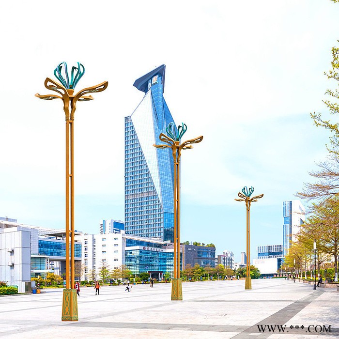 厂家货源 led10米12米玉兰灯大型户外工程定制广场市政道路景观灯图4