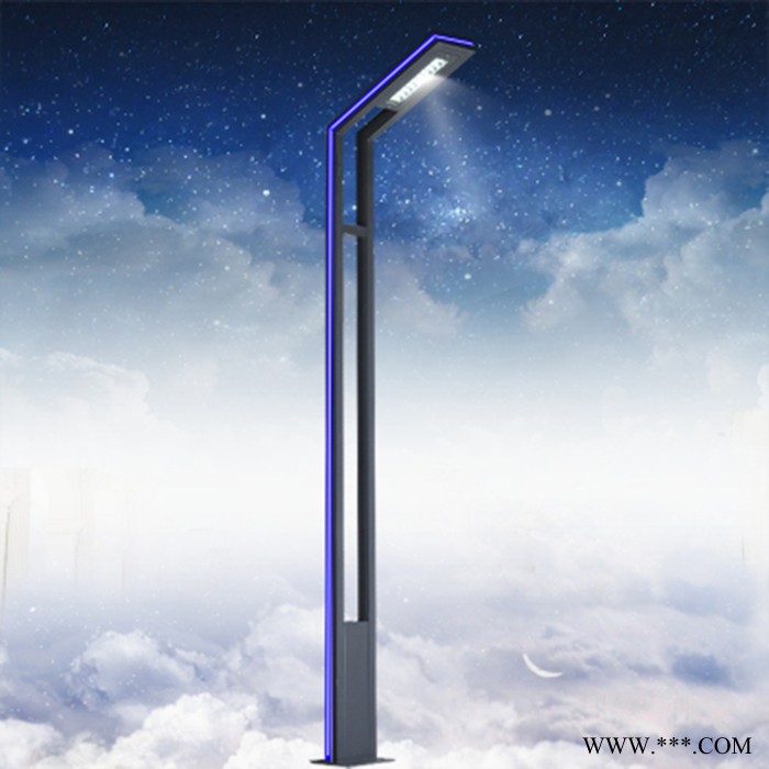 珊廷LED铝型材灯 LED照明灯具 户外庭院灯 常州庭院灯 新款两侧发光道路灯具**图5