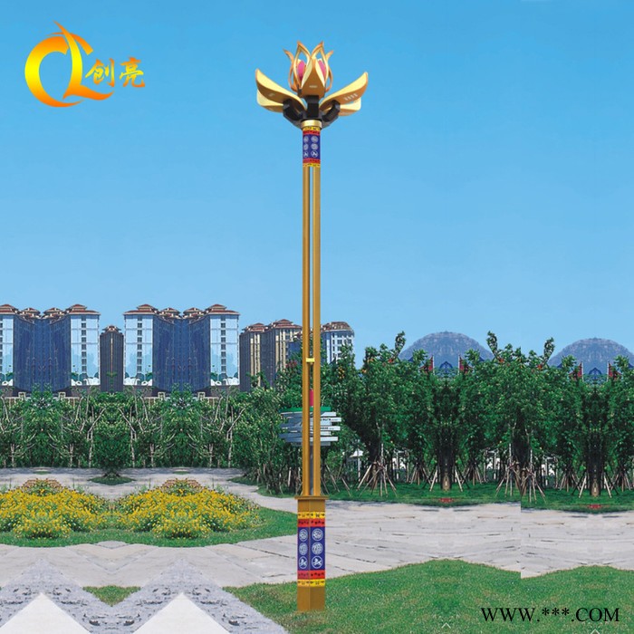 玉兰灯八叉九火玉兰灯玉兰景观灯景观路灯中华灯图1
