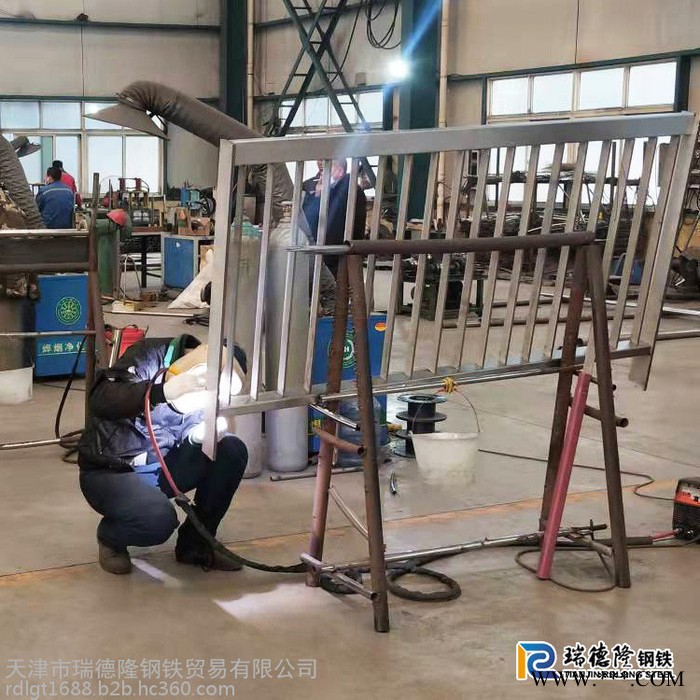 201不锈钢景观护栏 景观灯光护栏 护栏立柱 高度 天津瑞德隆图5