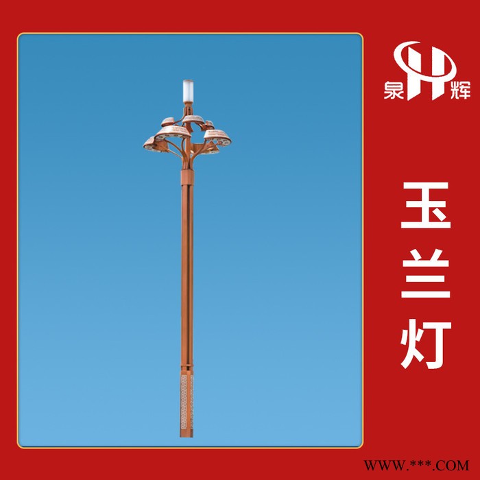 泉辉定制8米12米中式玉兰灯市政工程道路建设艺术造型景观灯图3