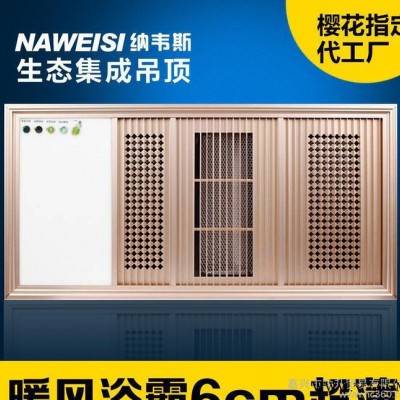 嘉兴集成吊顶浴霸超导超薄风暖LED照明换气多功能五合一