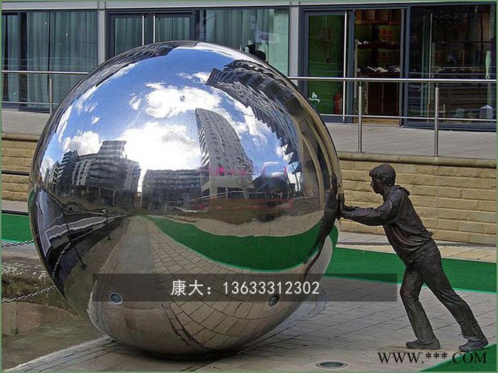 山东康大雕塑 不锈钢镜面雕塑 公园绿化带旅游区景观灯图3