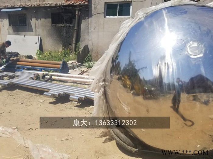 山东康大雕塑 不锈钢镜面雕塑 公园绿化带旅游区景观灯图5
