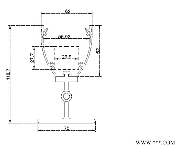 LED洗墙灯外壳 景观灯外壳 铝质灯具外壳 轮廓灯外壳 照明灯具外壳 铝外壳图2
