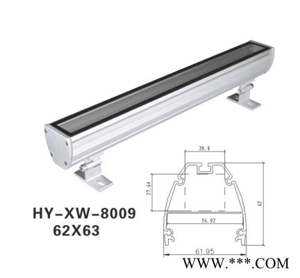 LED洗墙灯外壳 景观灯外壳 铝质灯具外壳 轮廓灯外壳 照明灯具外壳 铝外壳图1
