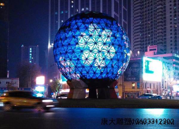 康大雕塑 不锈钢雕塑户外雕塑景观灯装饰广场雕塑图4