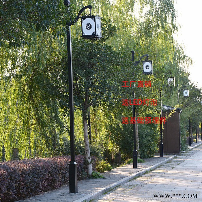 艺灯阁照明电器TYD03 仿古庭院灯3米复古景观灯led庭院路灯高杆灯景观灯草地草坪灯公园道路灯**图5