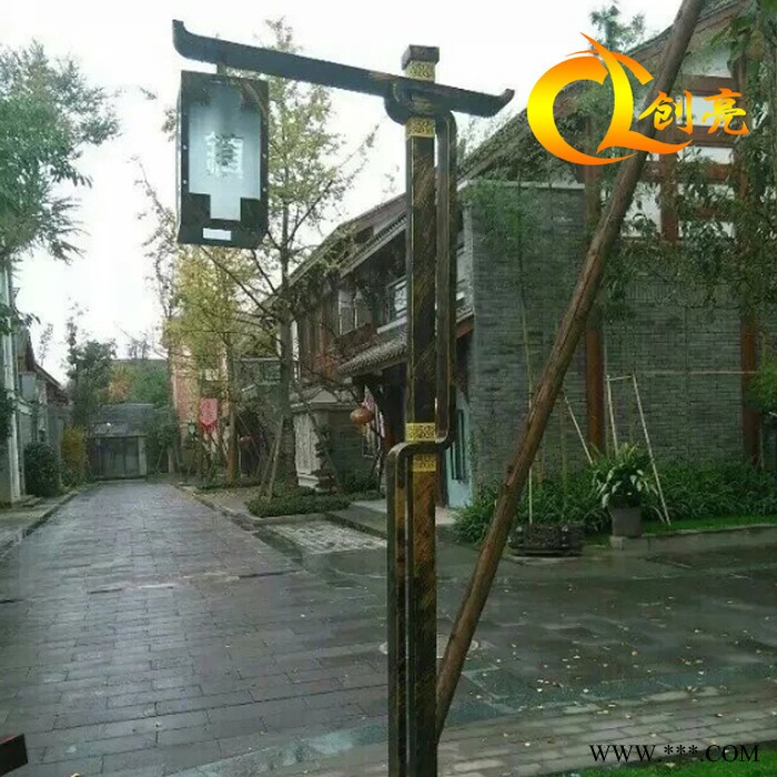生产实拍欧式庭院灯led庭院景观灯生产厂家多种灯头随心搭配图3