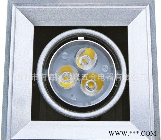 工厂直销3W LED格栅灯 MR16一头3W豆胆灯 3W豆胆