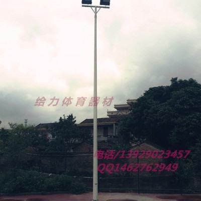 广西道路灯杆厂家 南宁篮球场双向灯杆可订做