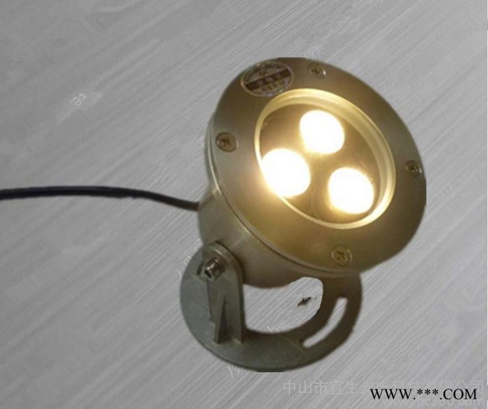 供应304不锈钢LED水底灯 led泳池灯水下灯 3W喷泉灯景观灯 IP68图3