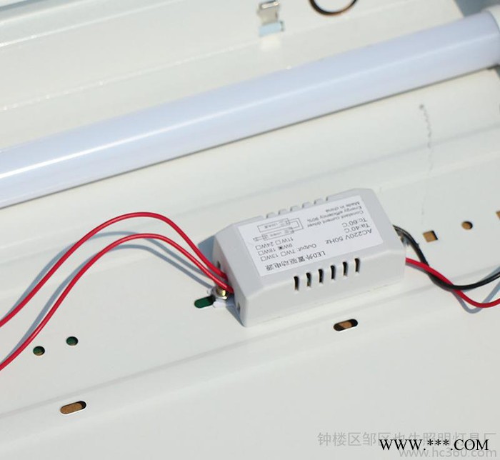 led格栅灯600x600嵌入式平板灯石膏矿棉板办公室吊顶灯盘全套图2