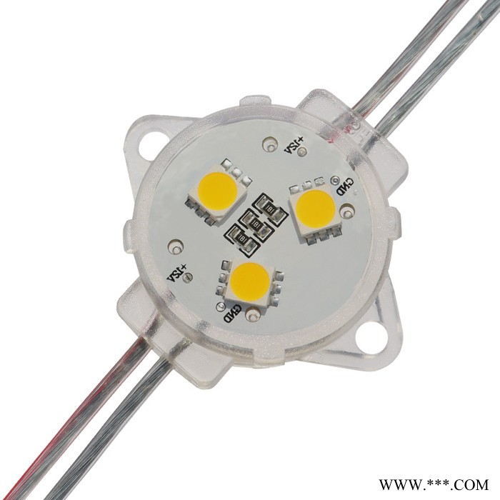 3公分led点光源景观 3公分3灯单色LED像素灯LED点缀灯LED轮廓灯LED景观灯 户外防水 阻燃 耐高低温图1