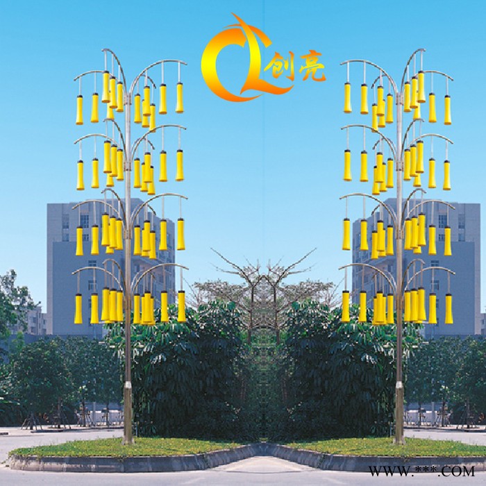 厂家生产定制异型灯凤凰造型灯大型雕塑景观灯民族特色庭院灯图1
