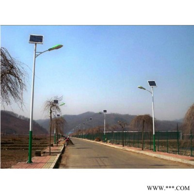 led太阳能路灯5米6庭院灯户外景观灯新农村太阳能路灯杆