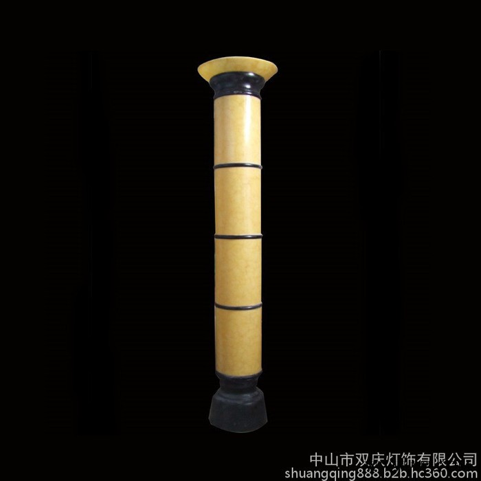仿云石罗马柱景观灯 透光石景观灯 仿云石透光柱 云石广场灯柱定做图8