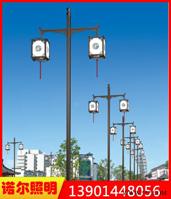 【诺尔照明】专业生产仿古灯、太阳能路灯，LED道路灯，高杆灯，景观灯，庭院灯，道路灯，亮化工程、交通信号灯。路灯杆、灯具图2