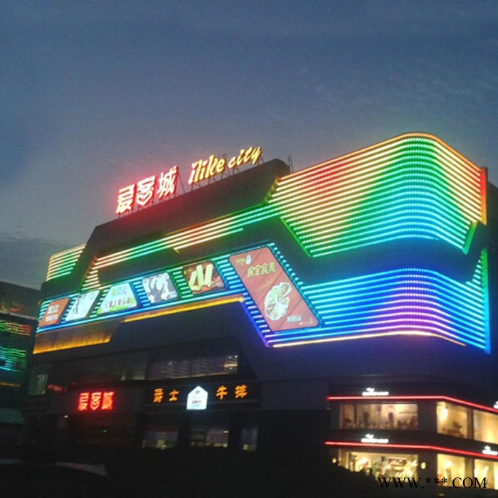 室外led点光源价格 4公分6灯全彩LED点光源 LED像素灯 LED景观灯 LED跑马灯 LED数码灯 户外防水 阻燃图2