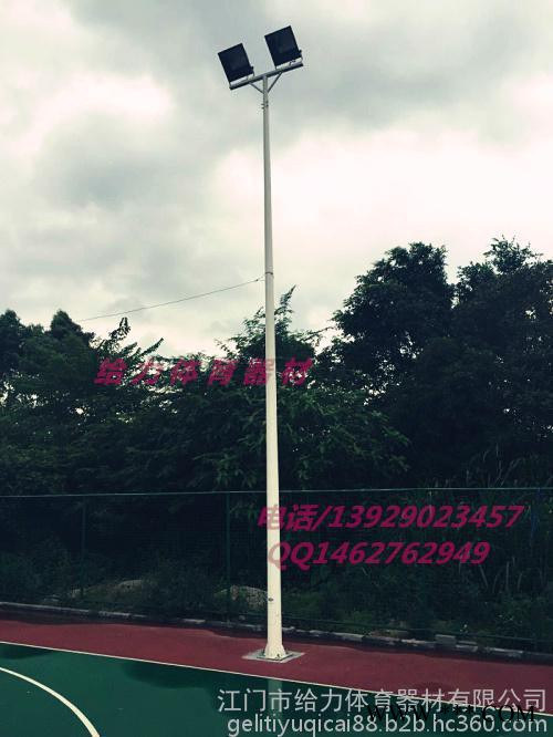 浙江道路灯杆厂家（全镀锌管） 篮球场专用灯杆批发图2
