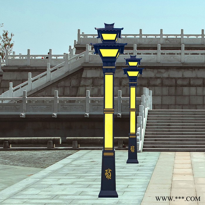 大型定制户外防水防锈公园广场庭院寺庙景观灯图6