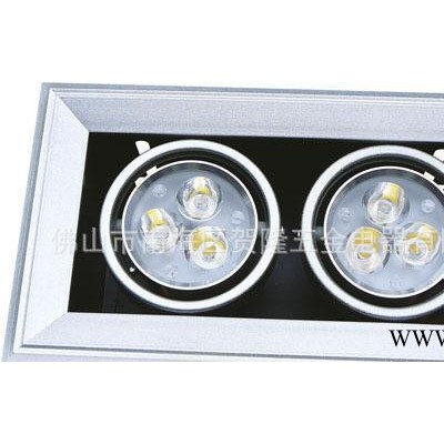 工厂直销6W LED格栅灯 MR16两头3W豆胆灯 6W豆胆