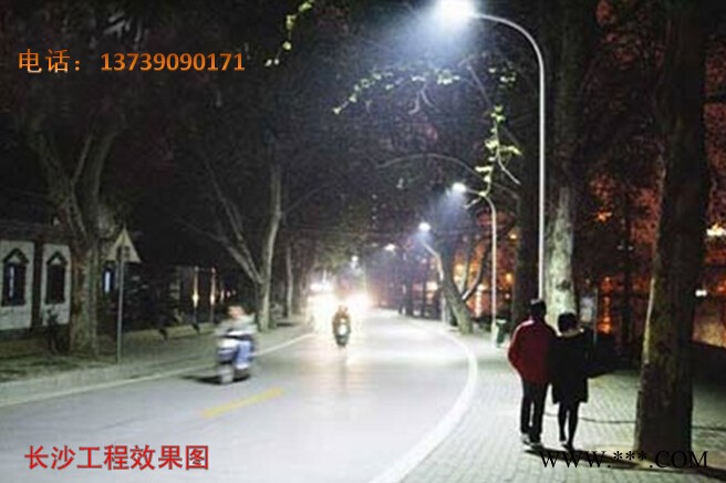 湖南长沙路灯** LED路灯太阳能路灯批发 路灯 LED路灯 6米led自弯臂路灯杆户外灯 湖南路灯批发工厂道路灯图3
