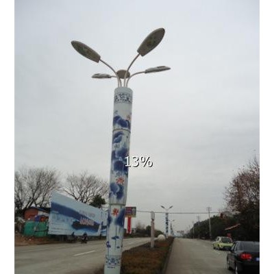 订做陶瓷灯柱，陶瓷景观灯，广场灯柱观赏灯具