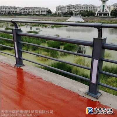 景观灯光护栏 异形管栏杆 景区小桥河道立柱 施工安装 天津瑞德隆