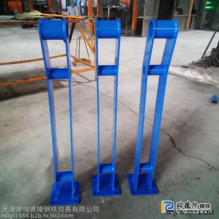 景观灯光护栏 异形管栏杆 景区小桥河道立柱 施工安装 天津瑞德隆图2