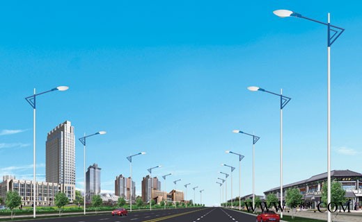 道路灯杆 .供应供应6米7米8米9米10米路灯杆，120w路灯图2