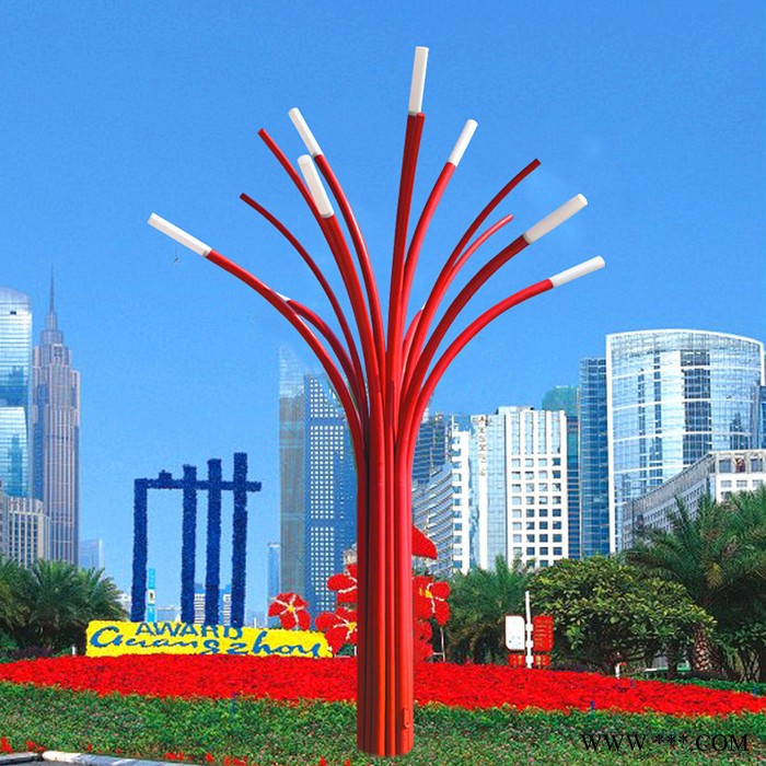 厂家批发led艺术雕塑灯户外广场道路园林定制大型树状景观灯图4