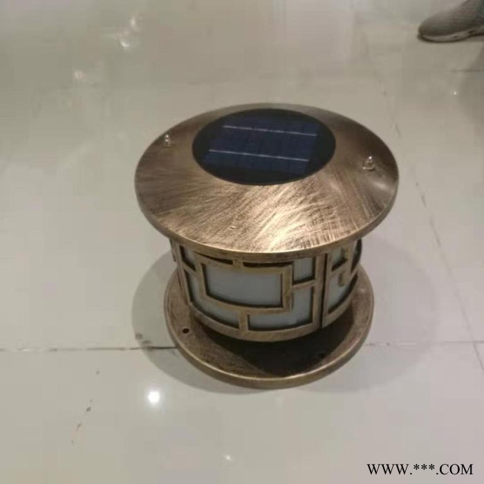 圣迈亿 柱头灯 草坪灯 不锈钢灯 壁灯 景观灯 太阳能灯  庭院灯  铜灯 太阳能灯图2