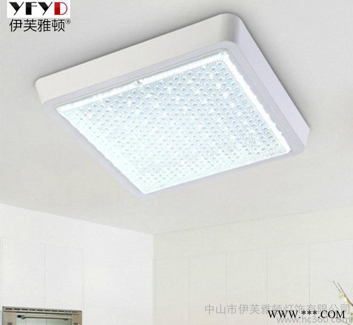 批发现代简约led吸顶灯 圆形明装新款厨卫灯浴室灯 卫生间灯饰图2