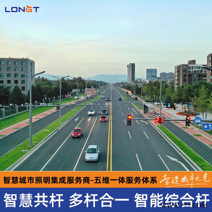 多功能交通工程一体式综合杆 文化路灯定制 智慧景观灯图2