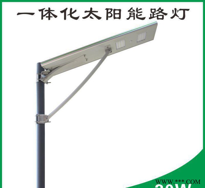 太阳能路灯 30W新农村小道路灯 led太阳能一体化路灯生产图1
