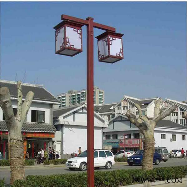 聚福照明 专业庭院灯厂家供应户外LED太阳能仿古庭院灯 公园别墅园林景区中式庭院景观灯路灯图2