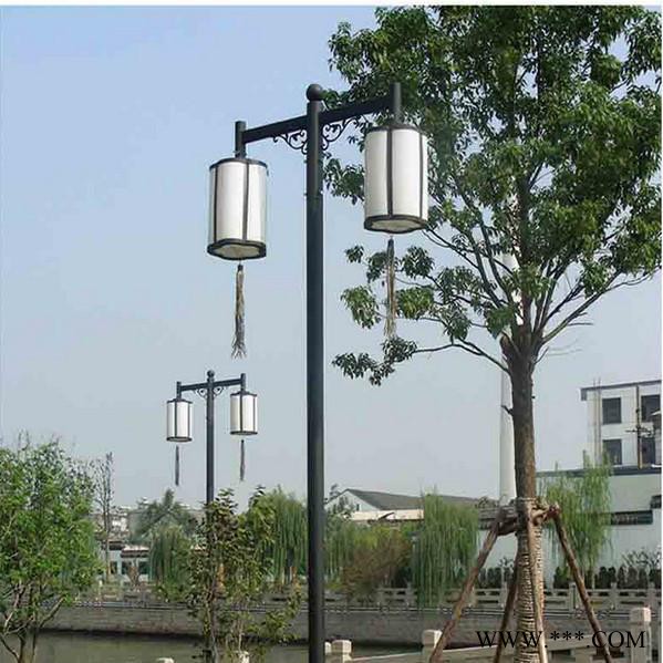 聚福照明 专业庭院灯厂家供应户外LED太阳能仿古庭院灯 公园别墅园林景区中式庭院景观灯路灯图6