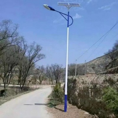led太阳能路灯5米6庭院灯户外灯景观灯高杆灯新农村太阳能路灯杆