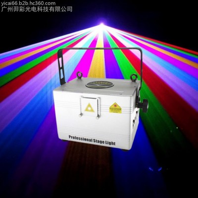 羿彩光电YC-RGBSD03 3W全彩动画激光灯 RGB全彩动画镭射灯酒吧演出迪吧清吧闪光灯舞台灯光