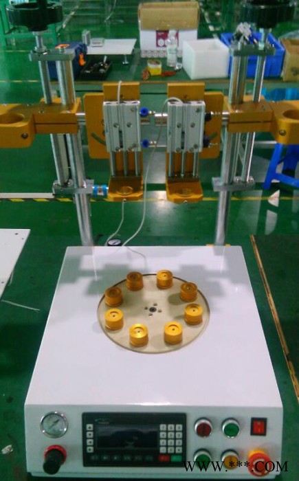 八工站圆形节能灯点胶机球泡灯自动点胶机器人灯具点胶机图5