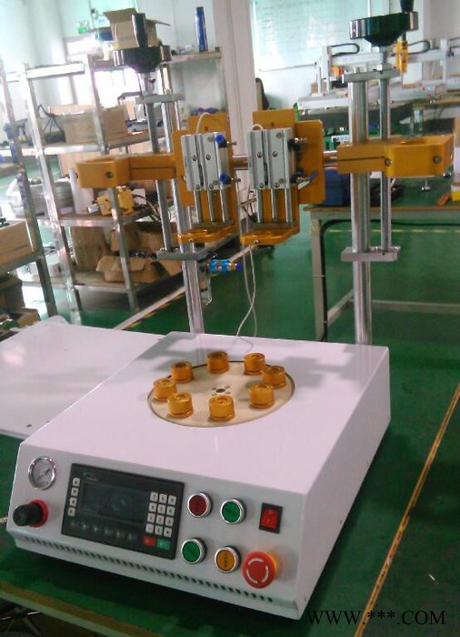 八工站圆形节能灯点胶机球泡灯自动点胶机器人灯具点胶机图2