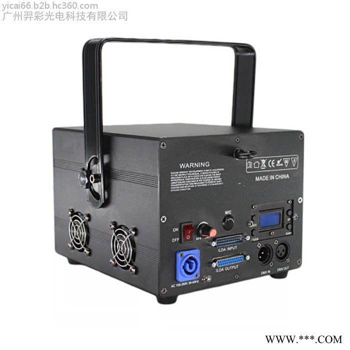 羿彩光电YC-RGBW01 1W全彩RGB动画激光灯 全彩镭射灯蹦吧夜店酒吧灯包房KTV婚庆演出动画激光闪光灯舞台灯光图4