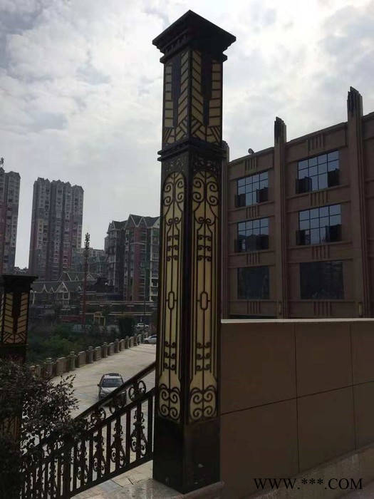 LED方形景观灯仿古四川灯杆厂家广场景区绿地路灯图2
