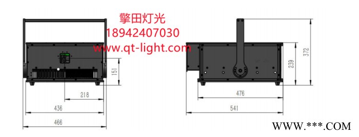 广东擎田灯光 QT-LS-RGB30A 30W 全彩防水激光灯图1