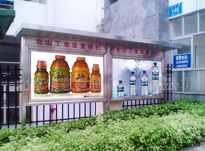 华意不锈钢灯箱 大型户外LED高亮节能灯箱 路灯箱 站台广告灯箱 广告灯箱 滚动灯箱 价格拉布灯箱、无边UV灯箱、LED